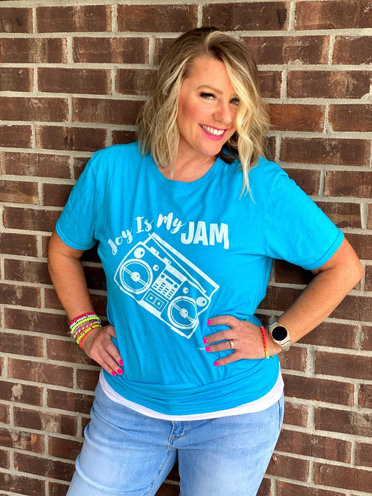 TEAL JIMJ 100% Unisex Cotton Tee